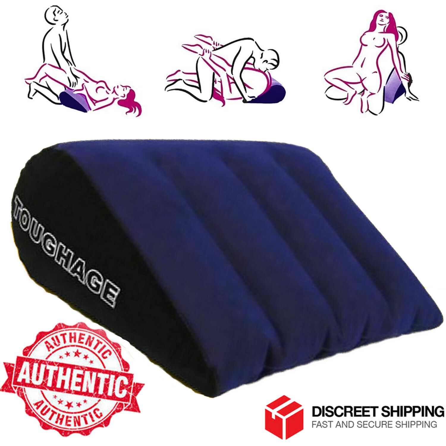 Inflatable Sex Pillow Love Position Aid Furniture Wedge Cushion Couple Sex Toys