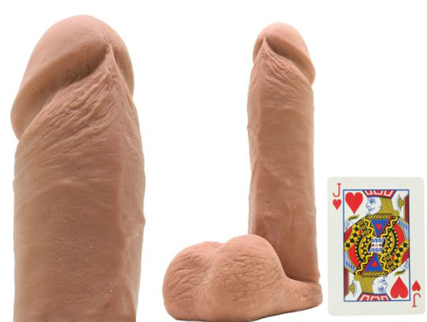 Realistic Squeezeable Dildo Lifelike Big Dong Waterproof Suction Cup Women Toy