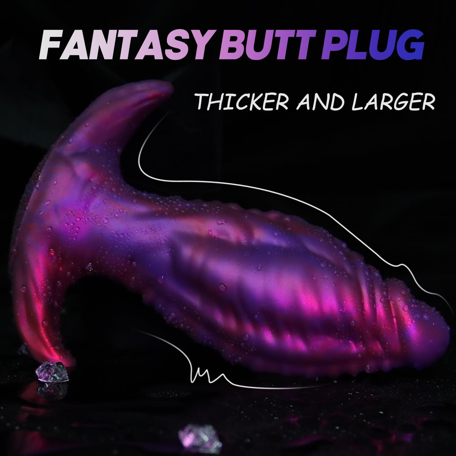 8.2” Large Butt Plug Huge Anal Plug Anal Dildo,Giant Plugs Wearable Buttplug…