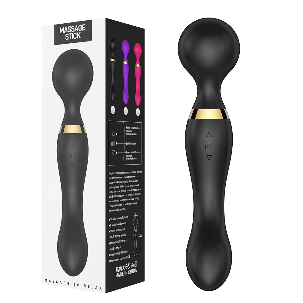 Handheld Massager 20 Modes Wand Vibrating Massage Magic Full Body Therapy Motor