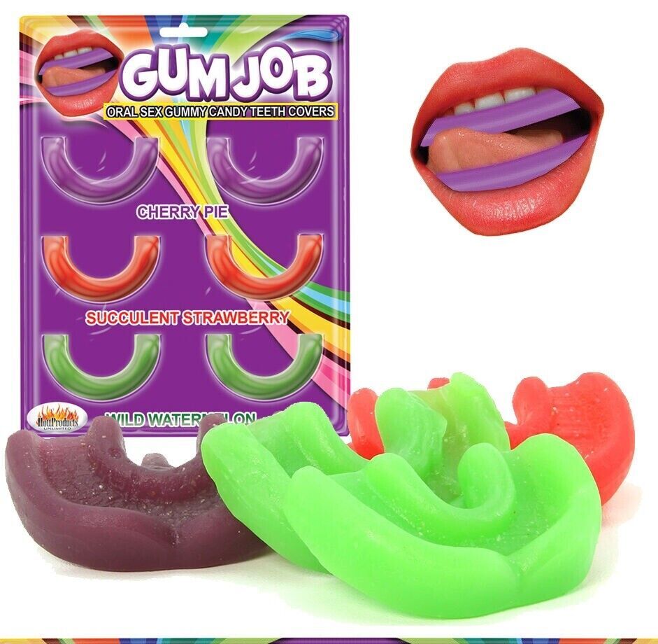 Gum Job Oral Sex Gummy Candy Teeth Covers BJ BLOW-JOB FOREPLAY Couple Sex Toys