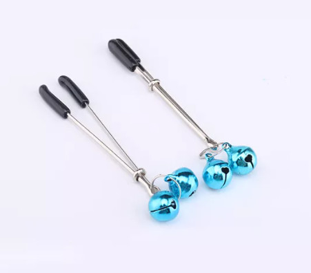 Metal Bell Nipple Labia Clips Stimulator Enhancer Sex Toy