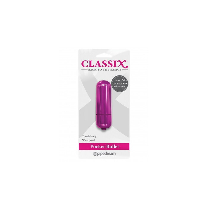 Classic Vibrating Pocket Bullet Vibrating Stimulator Travel-Ready Waterproof
