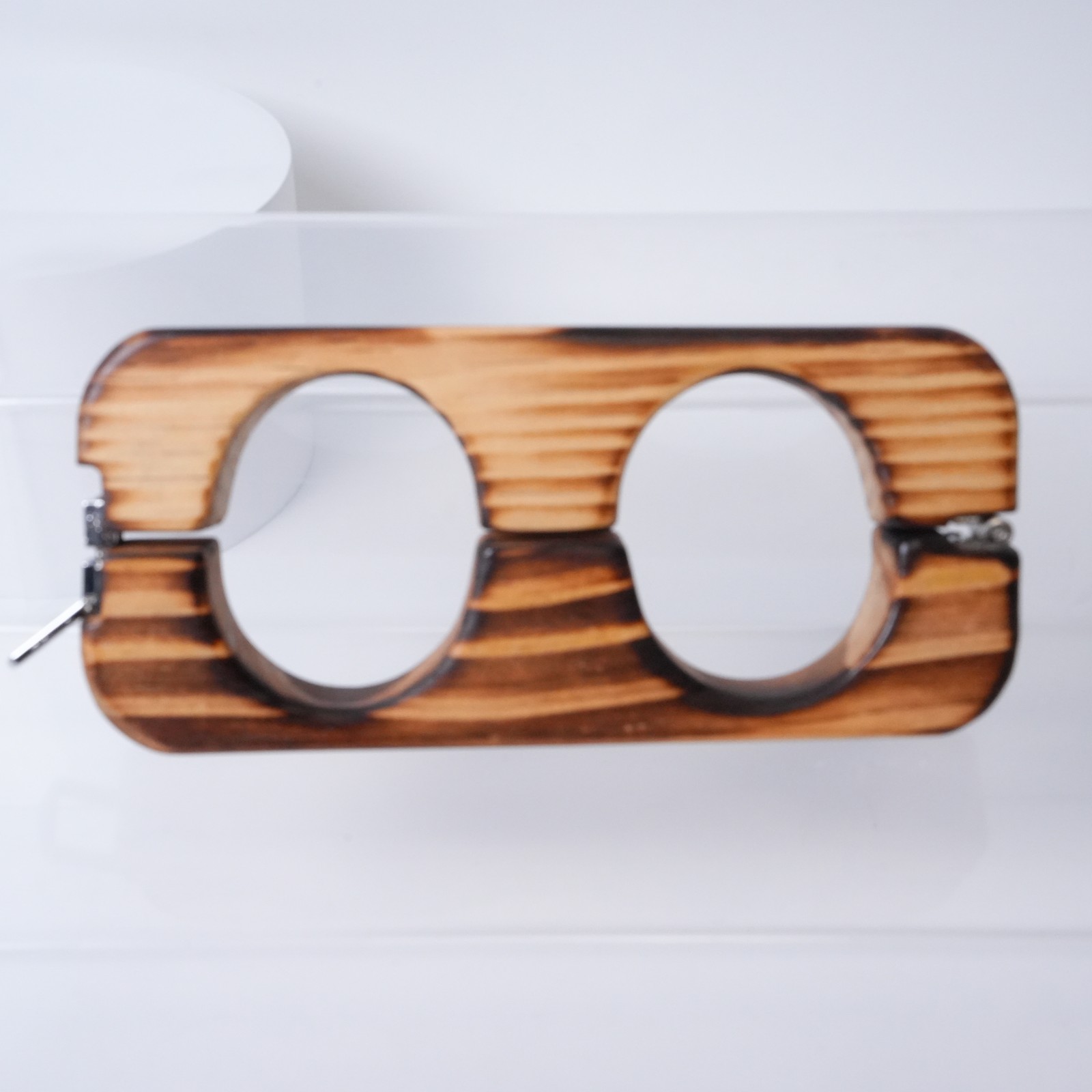 Wooden Handcuffs Wrist Cuffs Bondage Snap Fastener Fixtion Posture Fixation