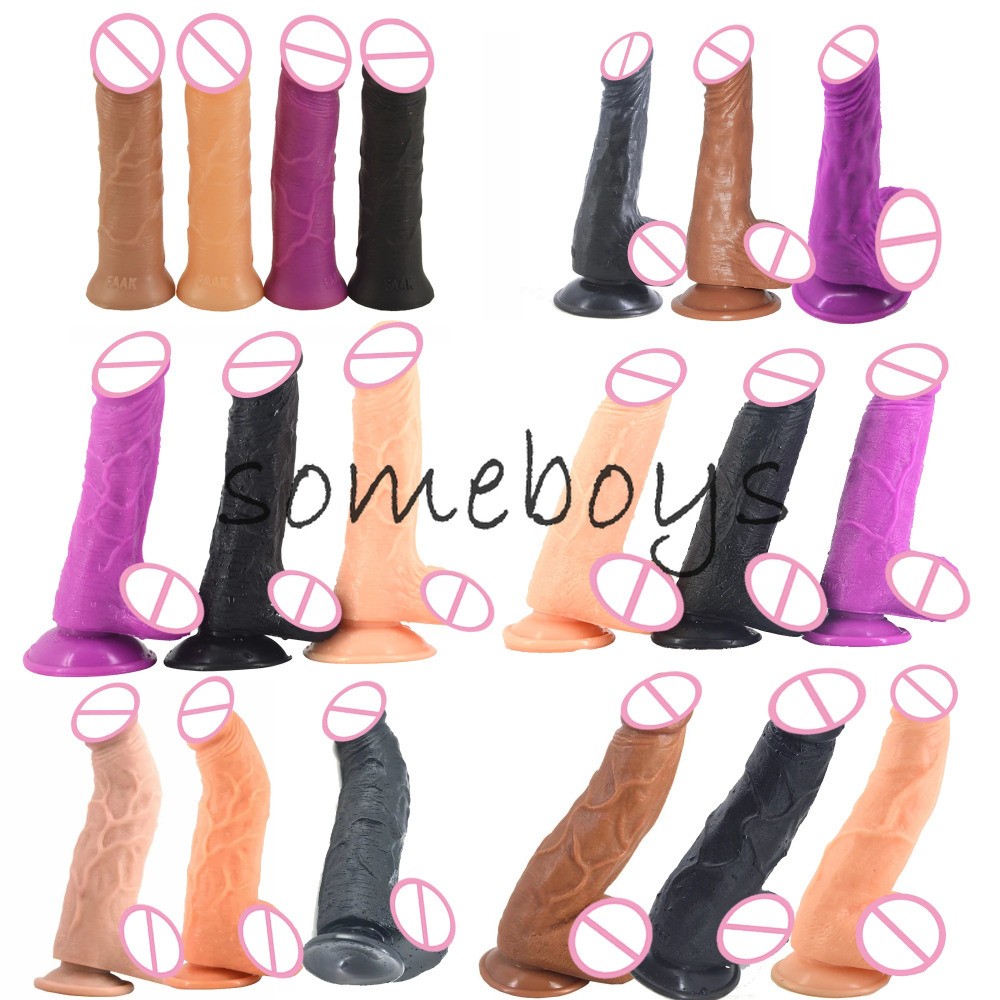 Multi Styles Realistic Dildo With Suction Cup Large Fake Penis Butt Plug Sex Toy