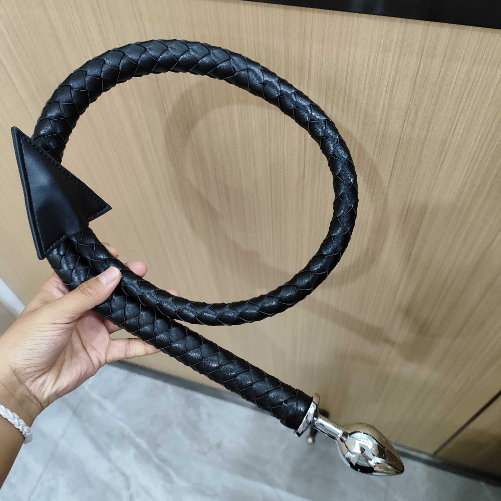 Spanking Whip Paddle Flogger Anal Butt Plug Devil Tail Couple SM Slaves Sex Toys