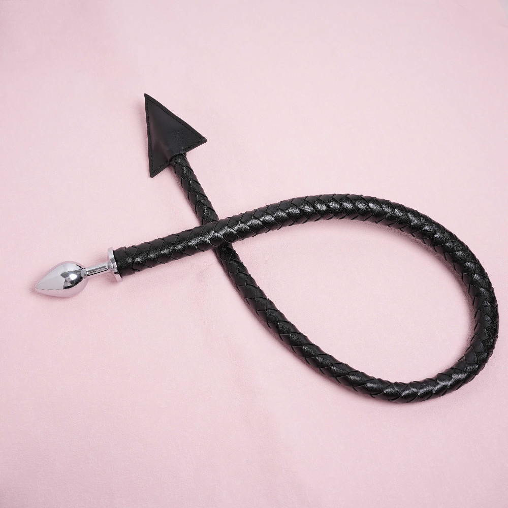Spanking Whip Paddle Flogger Anal Butt Plug Devil Tail Couple SM Slaves Sex Toys