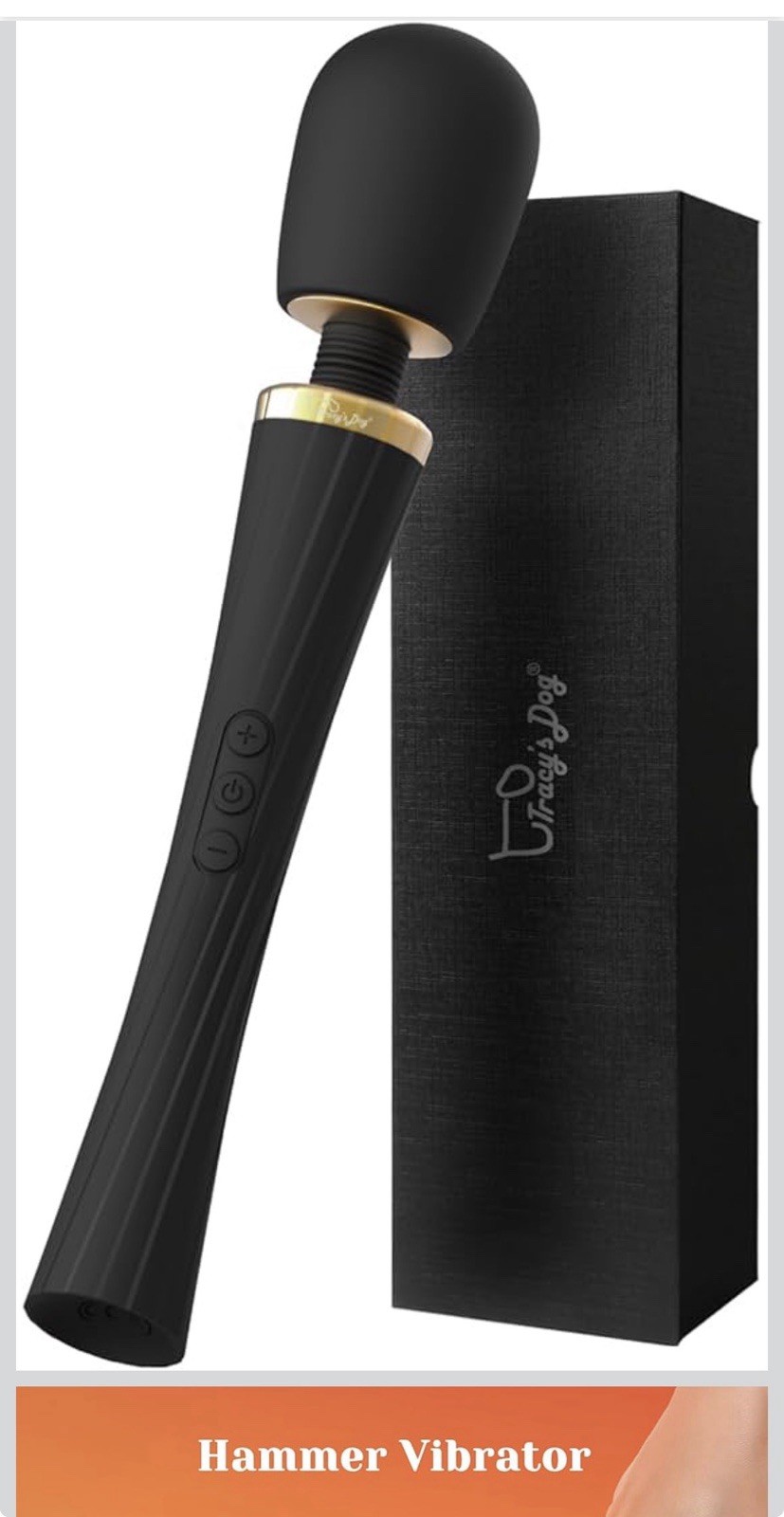 Tracy’s Dog Cordless Vibrator – Powerful, Quiet, Waterproof Wand for Women
