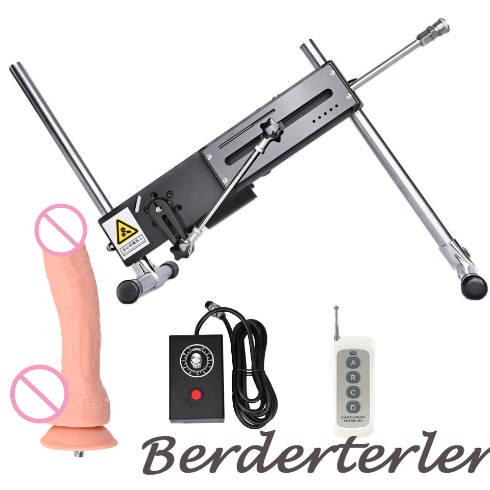 120W Automatic Sex Machine With Dildo Attachments Vibrator Female Masturbation