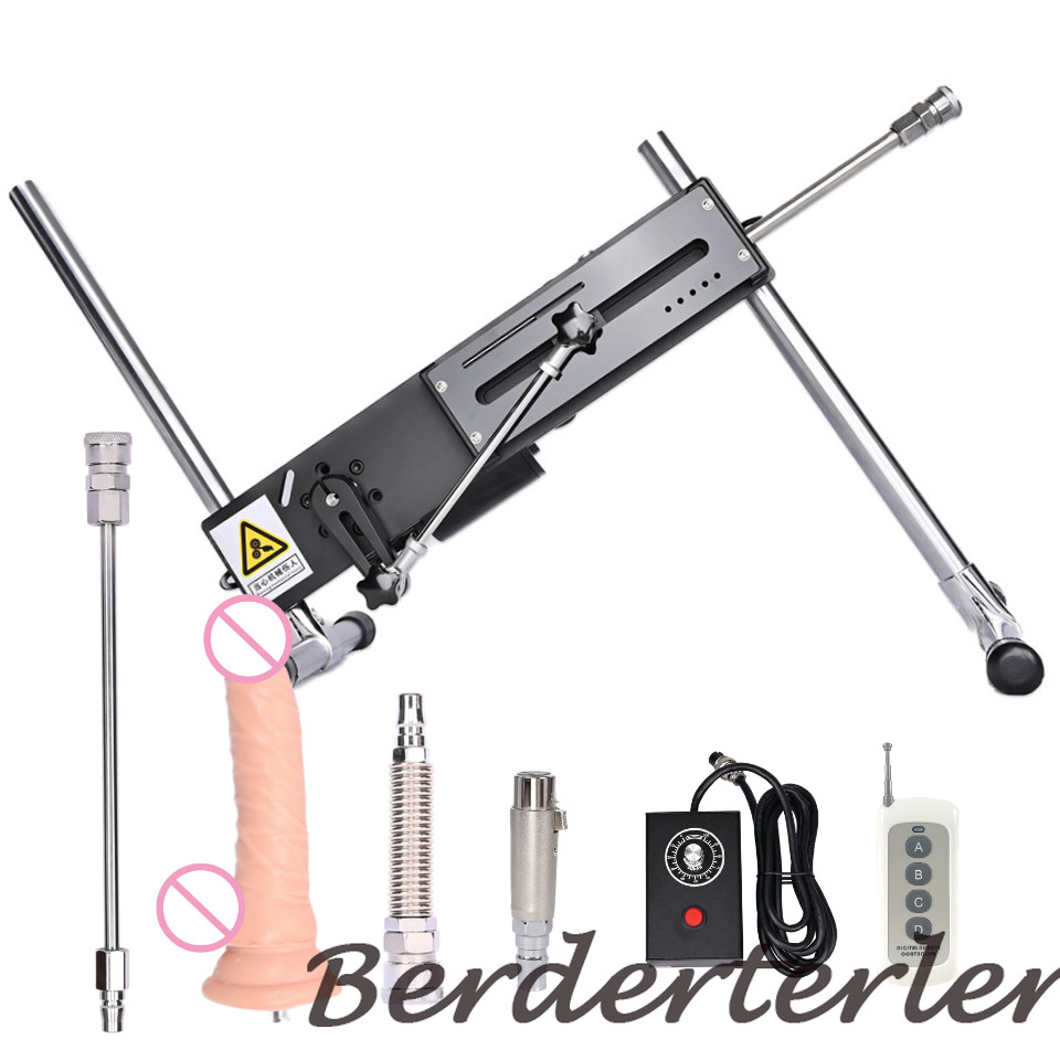 120W Automatic Sex Machine With Dildo Attachments Vibrator Female Masturbation