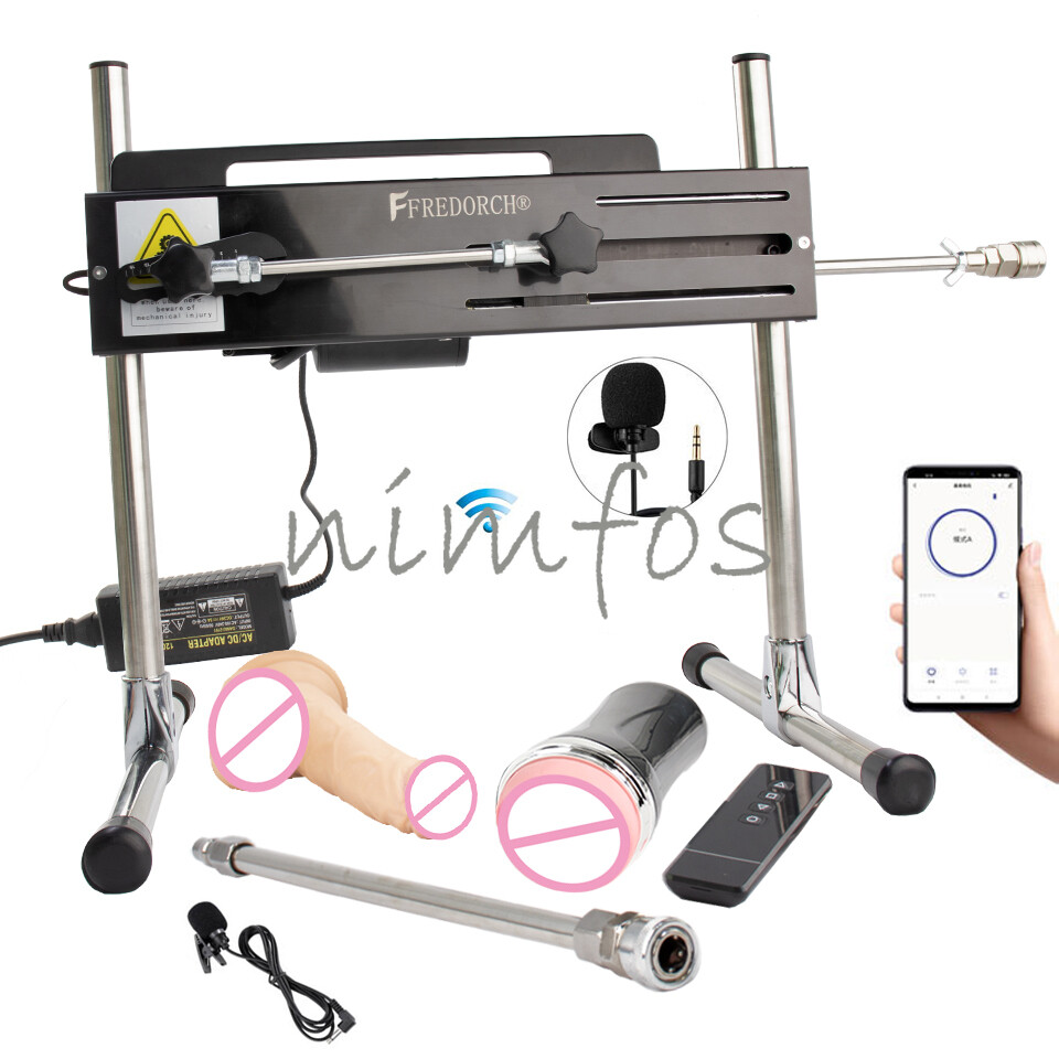 Sex Machine Remote APP Adjustable Vac u Lock 30db 120W Sex Machine With Dildo