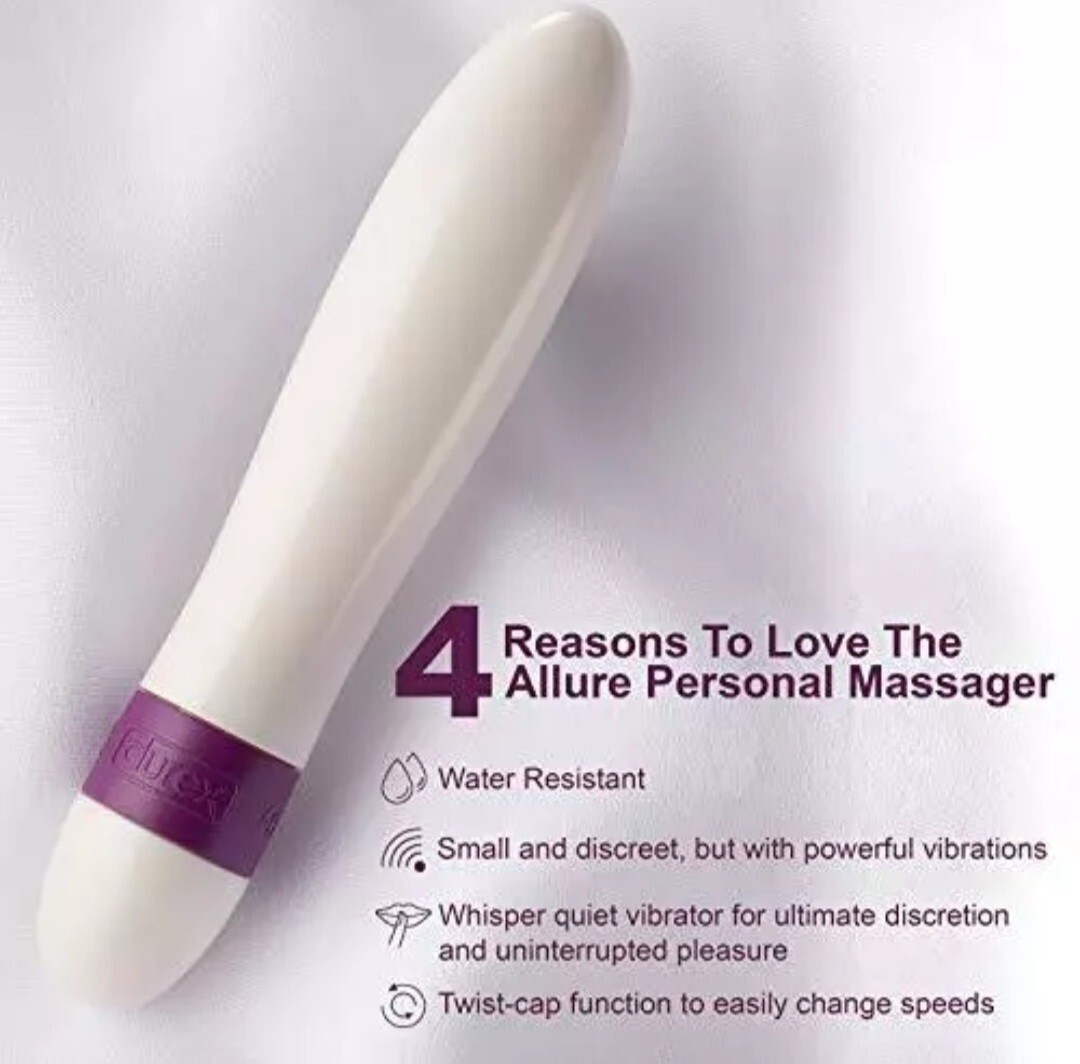 Durex Play Allure Vibrating Personal Massager with the added Delight Mini Vibe
