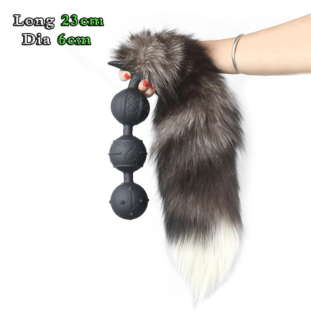 Anal Beads Anal Ball Dildo Ass Plug Soft Silicone Dilator Anal Stimulation Games