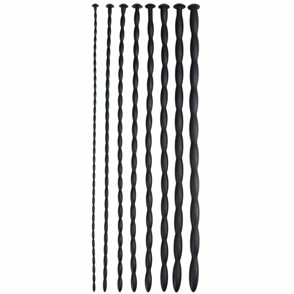 Silicone Penis Plug Sounding Urethral Sets Dilators Piercing Penis Stretch USA