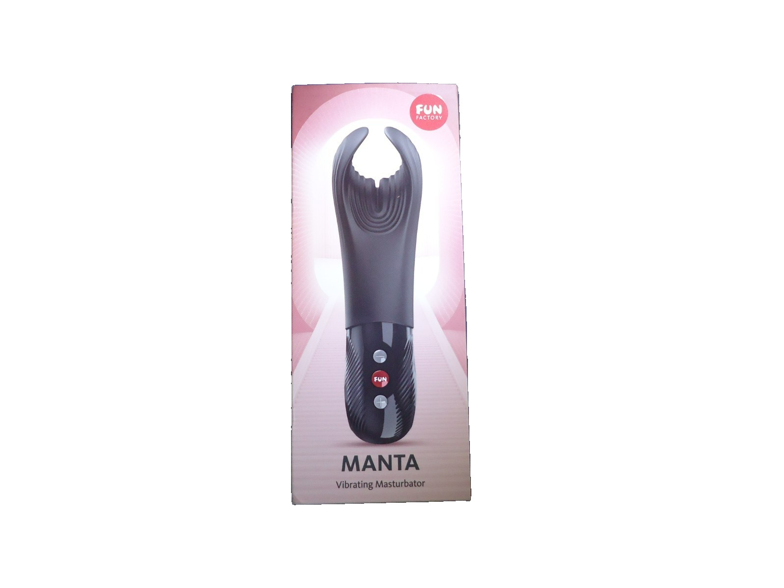 Fun Factory Manta – Vibrating Stroker – Black – New USB-C Version
