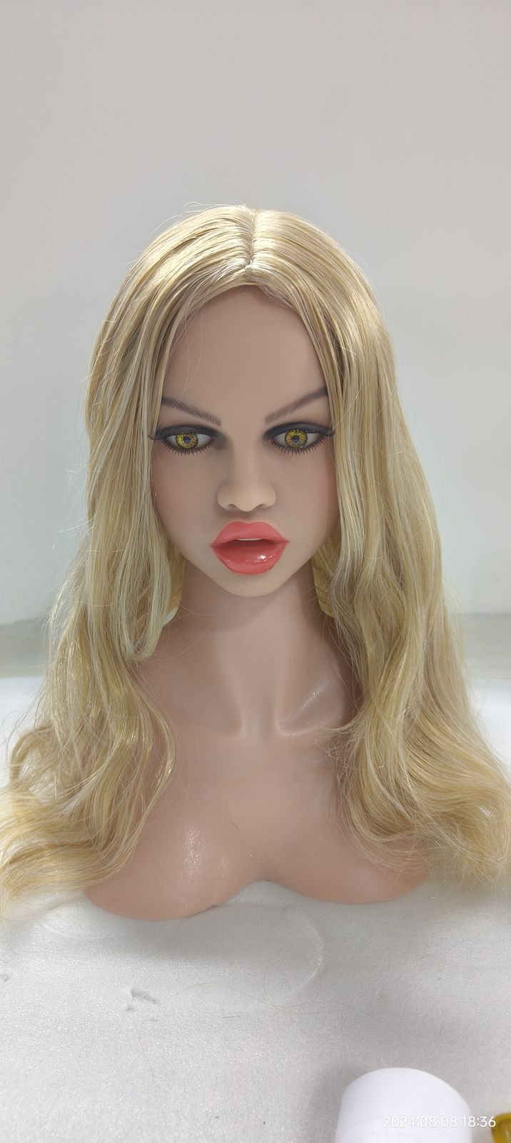 Realistic TPE Sex Doll Head Oral Sex Thick Lips Adult Toys for Men Masturbator