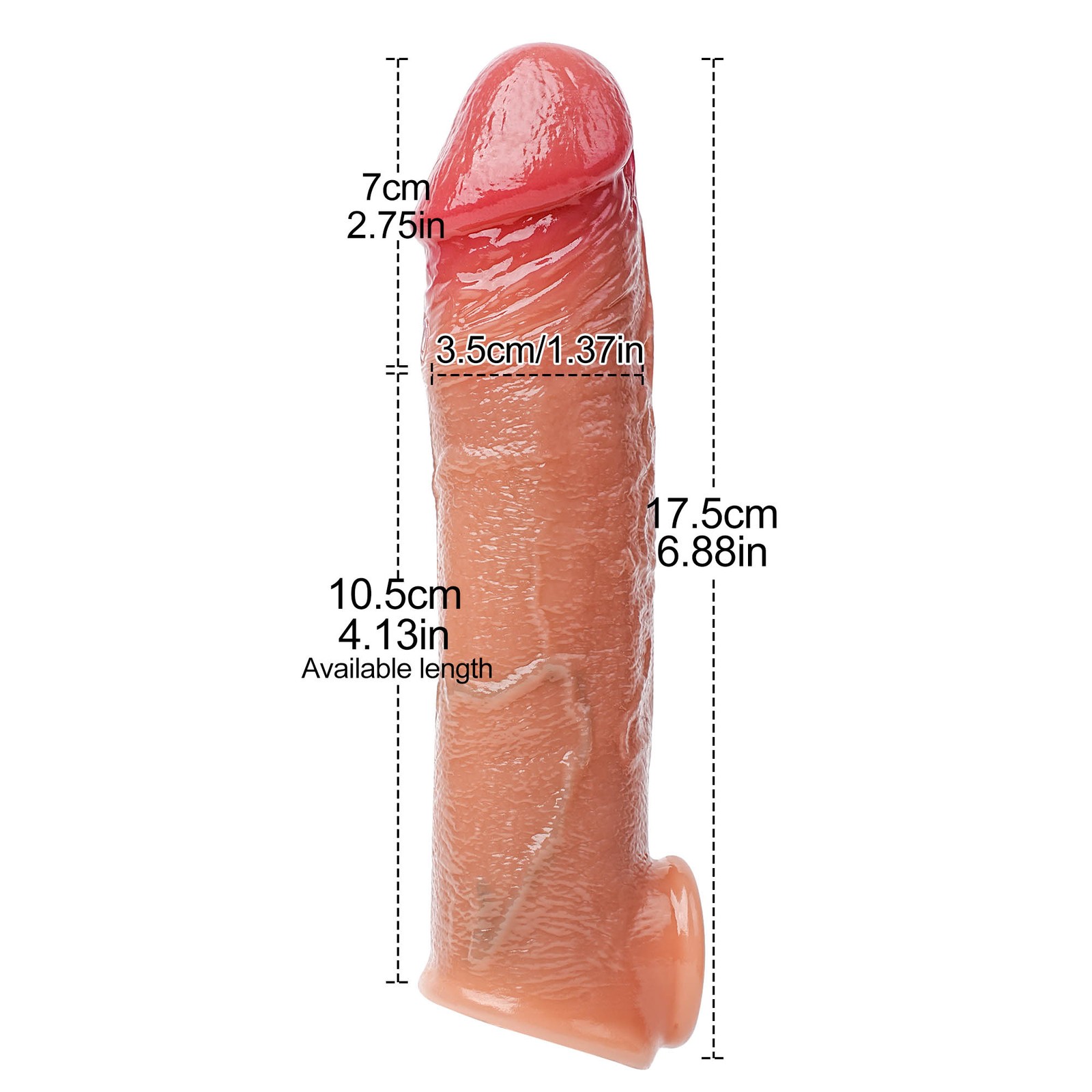 Penis vibrating Sleeve Sex Toy Cock Enlarger Men Realistic Dildo Sheath Enlarger