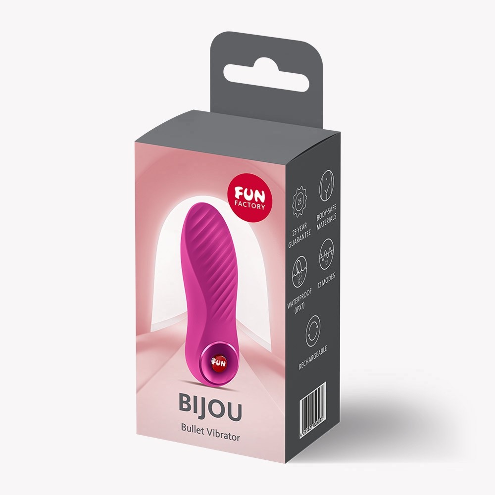 Rechargeable Waterproof Mini Personal Massager | Bijou Bullet Vibrator Magenta