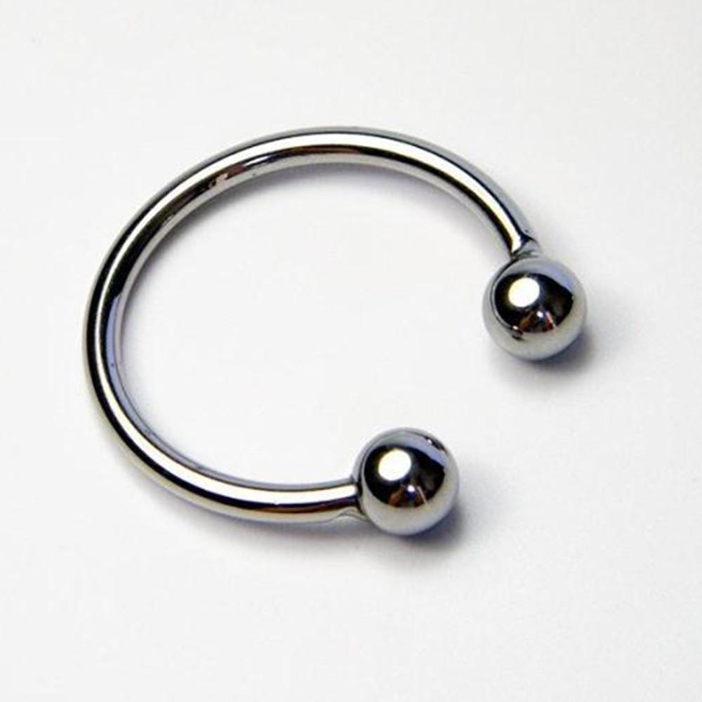 Stainless Steel Balls Penis Head Glans Cock Ring Sex Increase Orgasm Jewelry Toy