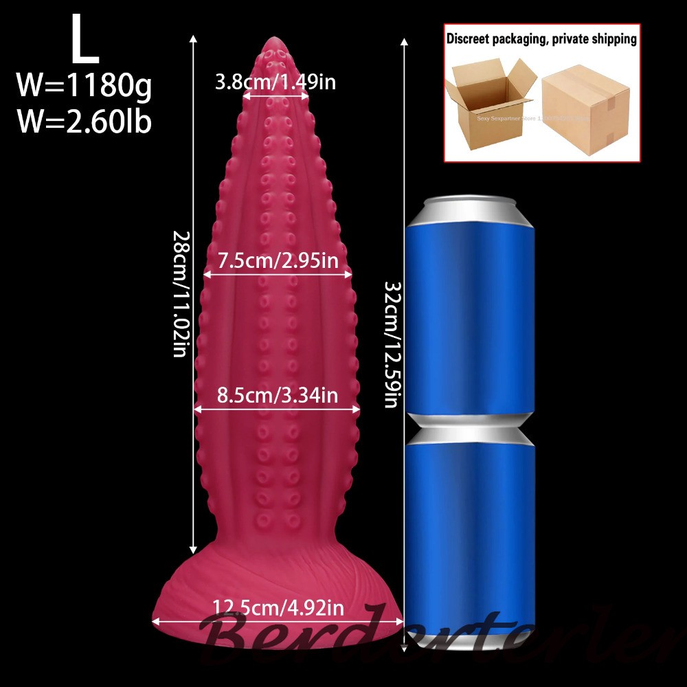 Huge Anal Plug Dildo Silicone Anus Dilator Butt Plug Vagina Masturbator