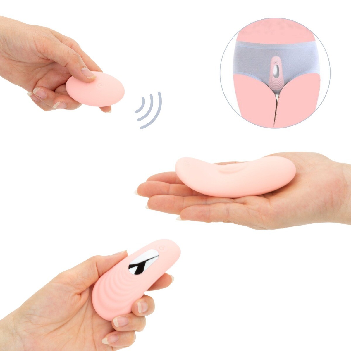 Rechargeable Cordless Wireless Remote Control Vibrating Panty Thong Clit Vibe
