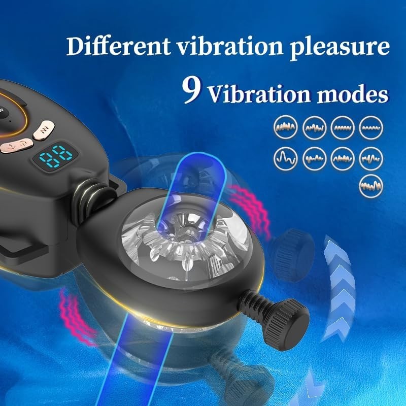 Waterproof Male Masturbator with 3D Textured Sleeve for Maximum Stimulation