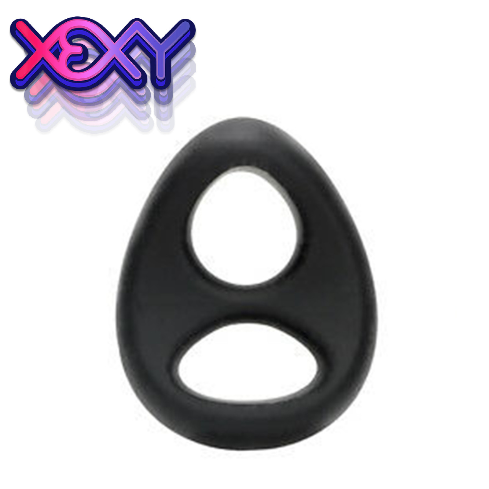 Tear Drop: Pro Dual Cock & Ball Ring Penis Dick Ring Enlarger ED Xexy Adult Sex