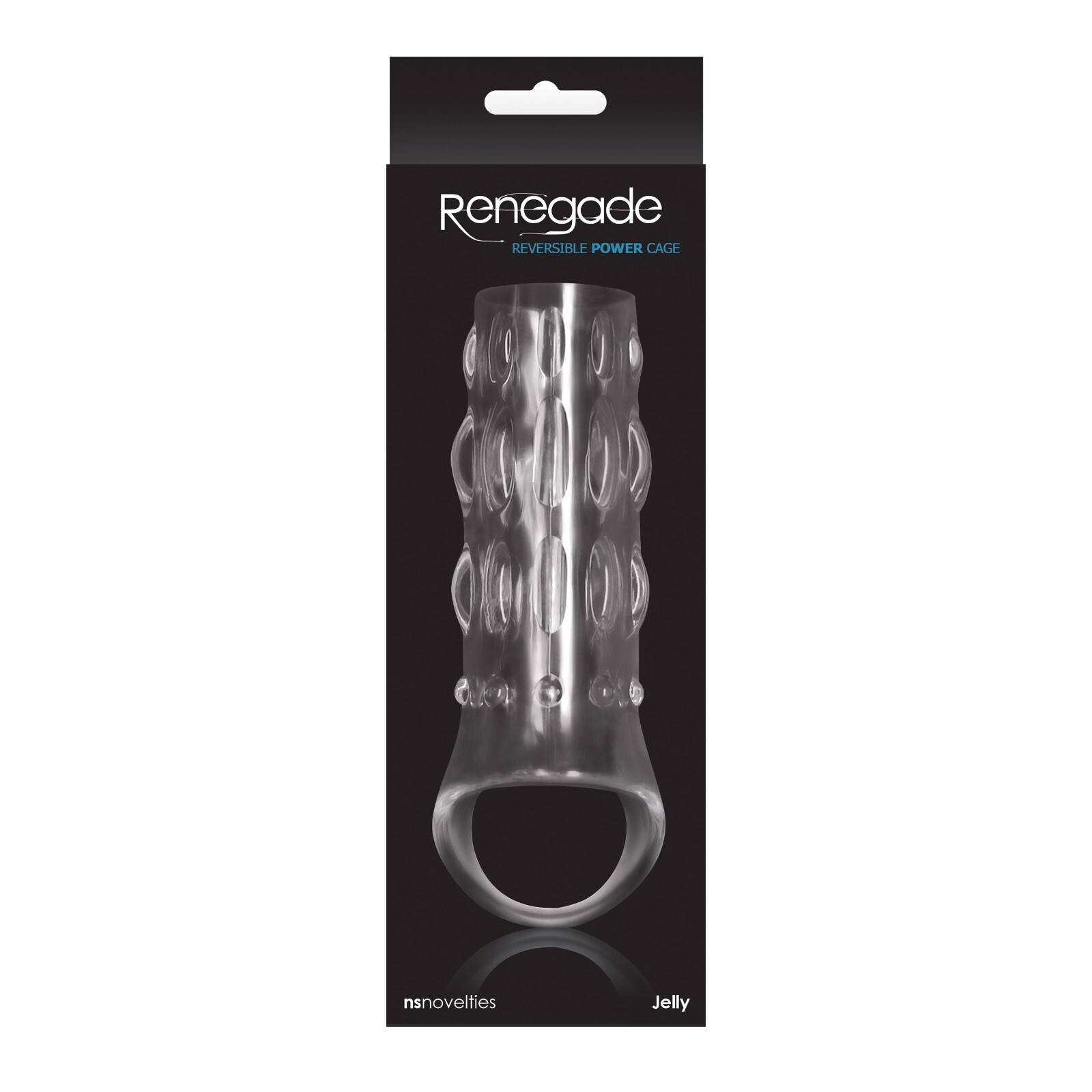 New Sensations NS Novelties Renegade Reversible Power Cage Clear, New
