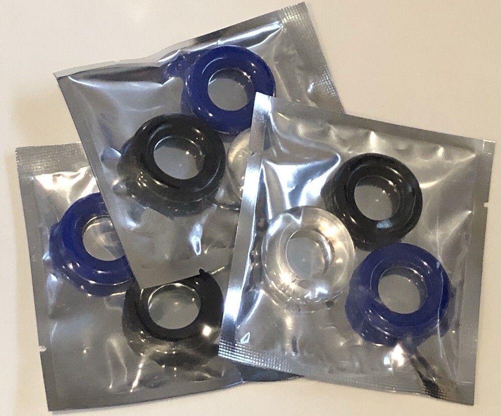 One Pack of 3 Cock Rings, Stretchy Strong Stay Harder Penis Rings ED