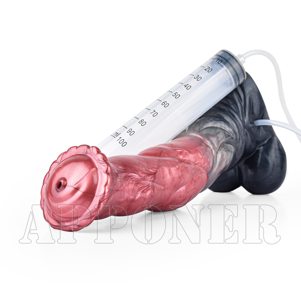 Silicone Squirting Fantasy Realistic Ejaculation Dildo LargeFor Women Sex Toys