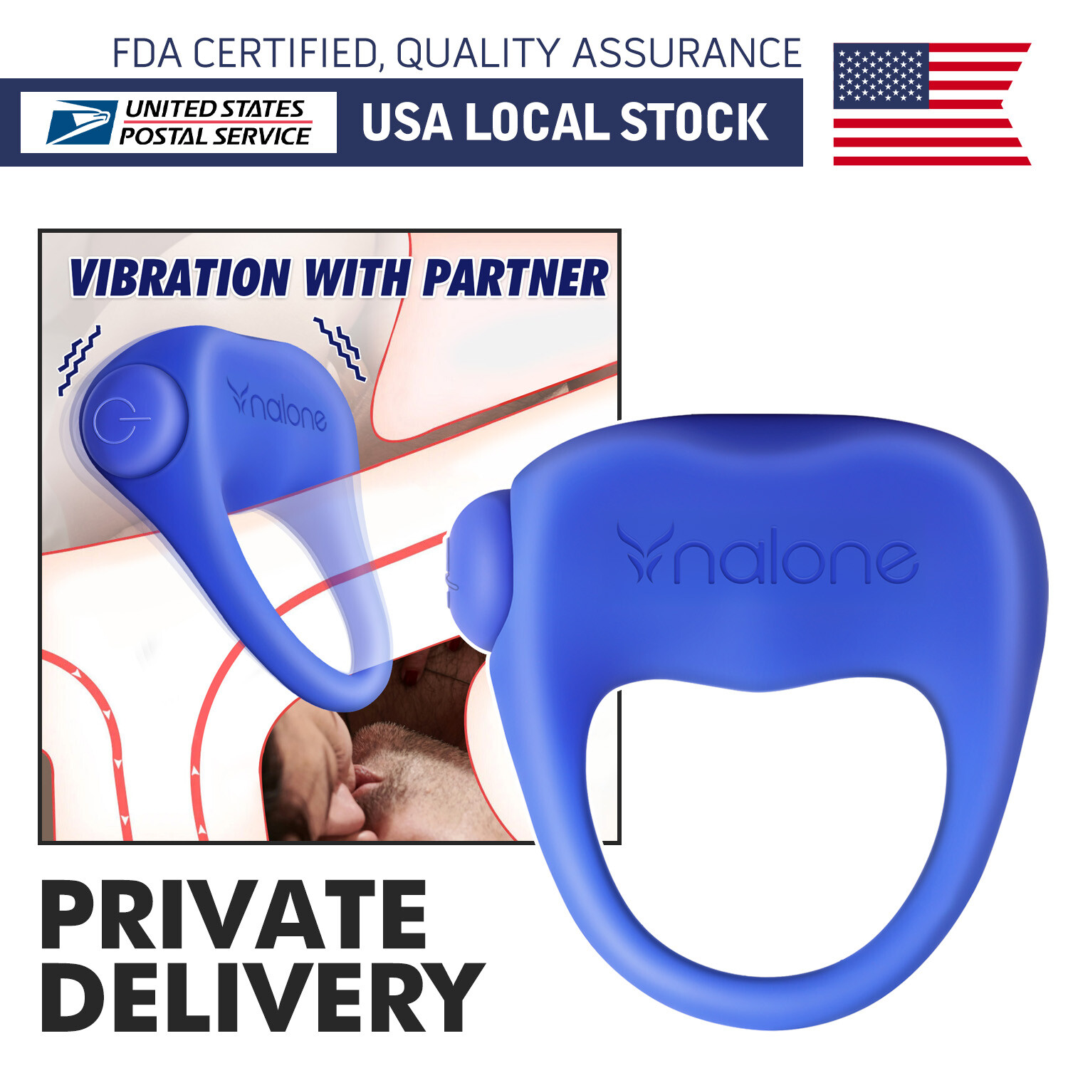Cock Ring Vibrator Super Strong Stretchy Stay Harder Penis Ring Cockring For Men