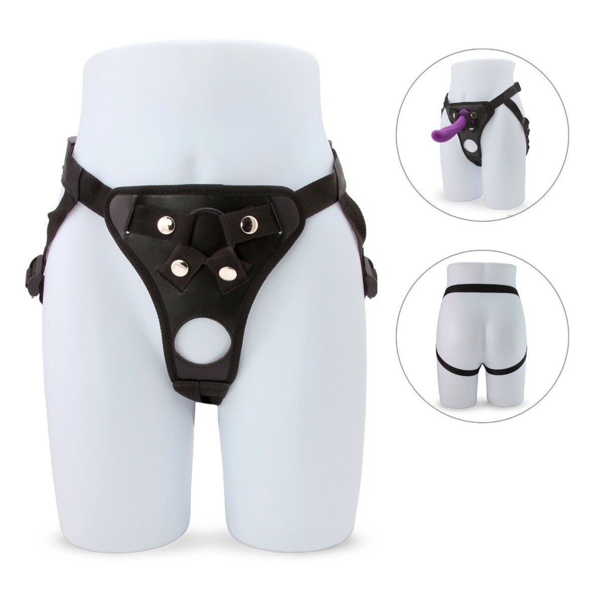 Adjustable Double Penetration Strap On Harness Pegging Sex Toys for Women Couple