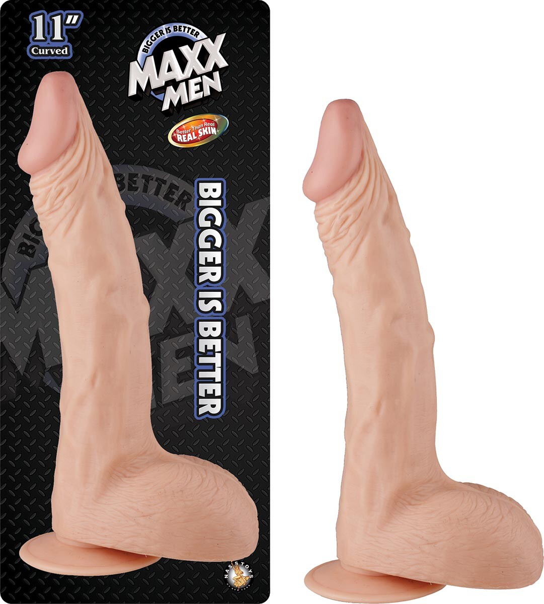 MAXX MEN 11″ CURVED DONG-WHITE