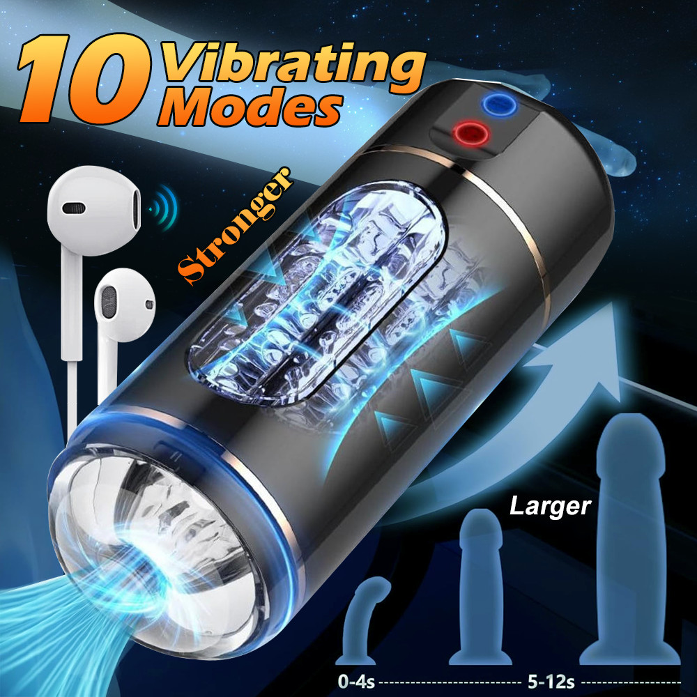 Men’s Masturbator Pocket Pussy Automatic Male Masturbation Cup Penis Training US