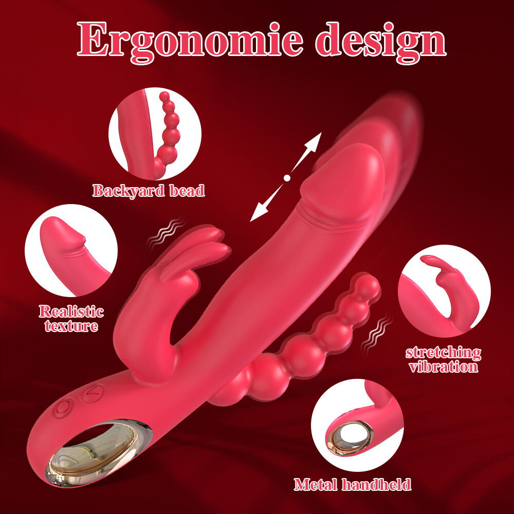 Thrusting G Spot Vibrator Realistic Dildo Adult Sex Toys Rabbit Vibrater Sex Toy