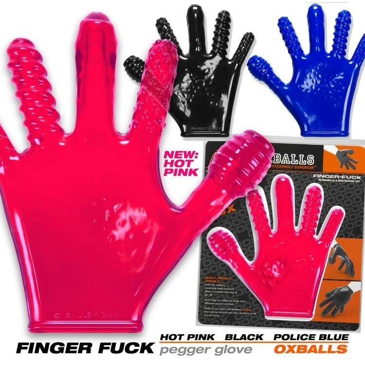 Oxballs Finger F*CK Glove🍯Couples Anal Prostate + G Spot Clit Fisting Hand Job