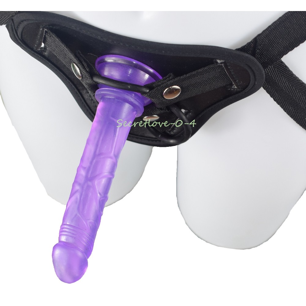 Double Penetration Strap On Harness Dildo Dong Pegging Sex Toys for Couple