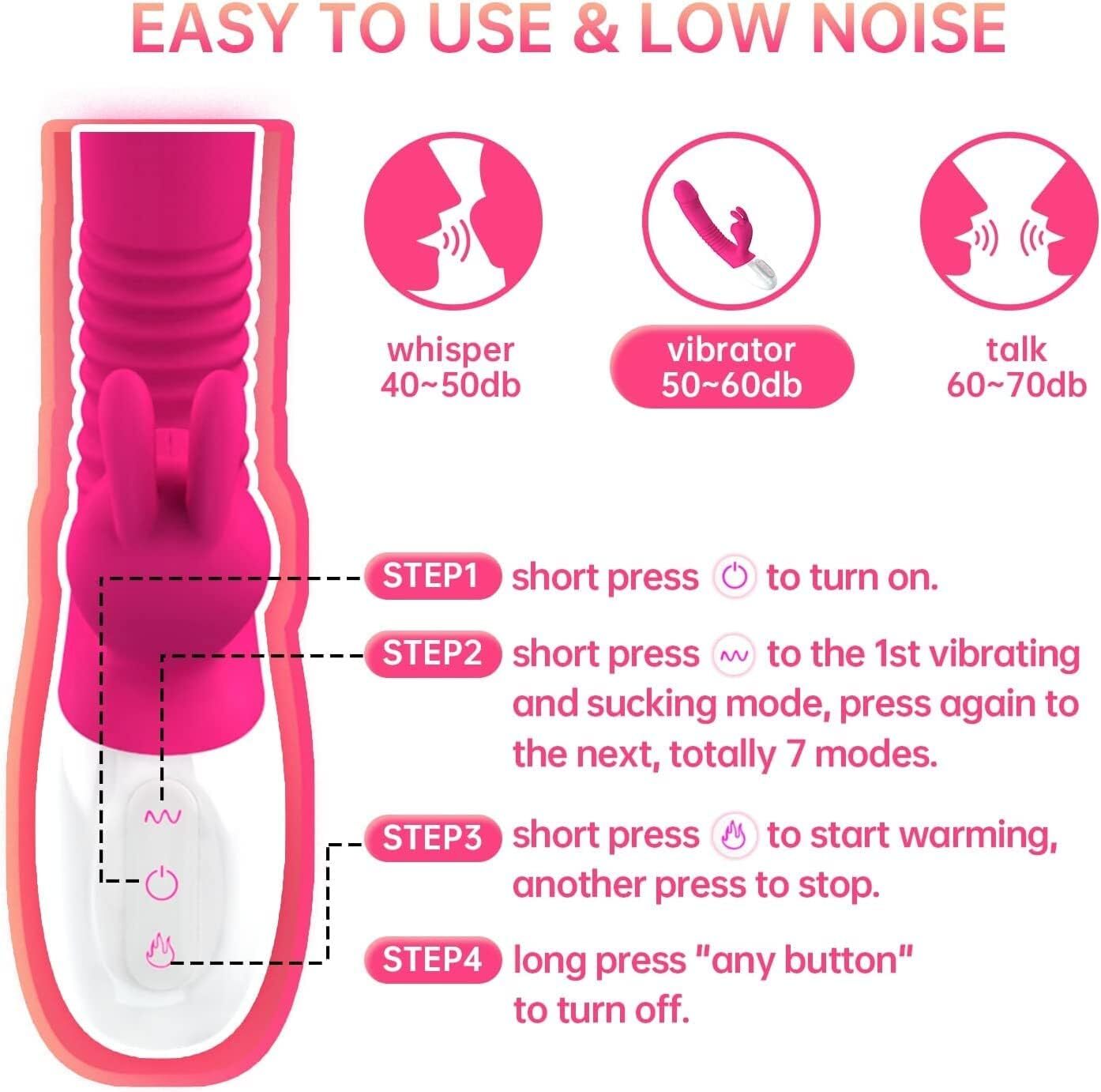 Strong Shock Quiet 7 Modes Powerful Bullet Stick Personal Bullet Massage Women
