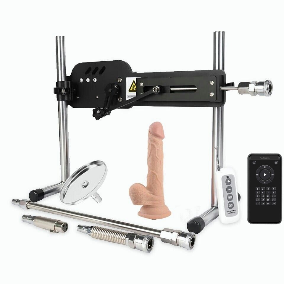 Premium Sex Machine w Wireless Remote Control&App Control machine w 5 Attachment