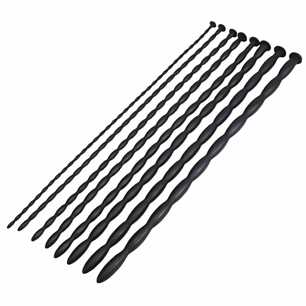Silicone Penis Plug Sounding Urethral Sets Dilators Piercing Penis Stretch USA