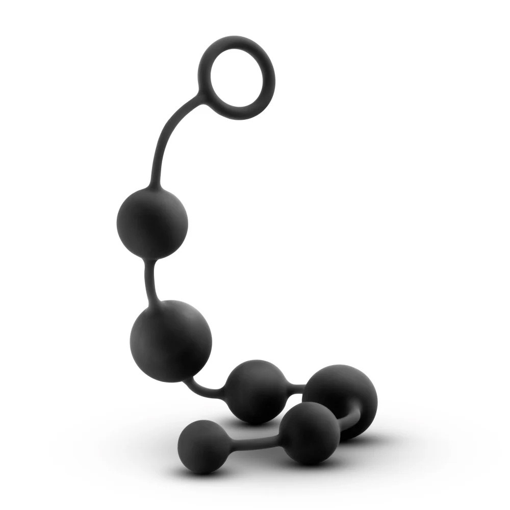 Silicone Big Large Graduated Anal Beads Balls with Pull Ring Anal Sex Toys