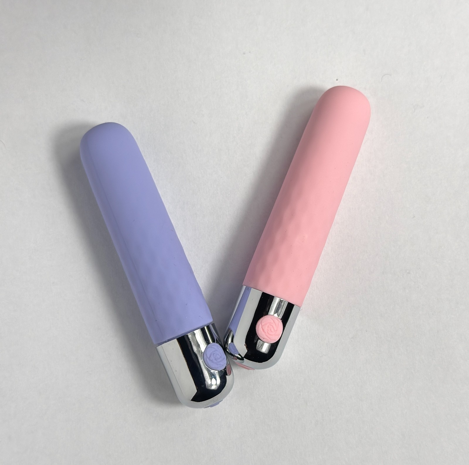 Good & Safe Massager Wholesale Lot 10 Pack Waterproof USB 10 Modes Pink Purple
