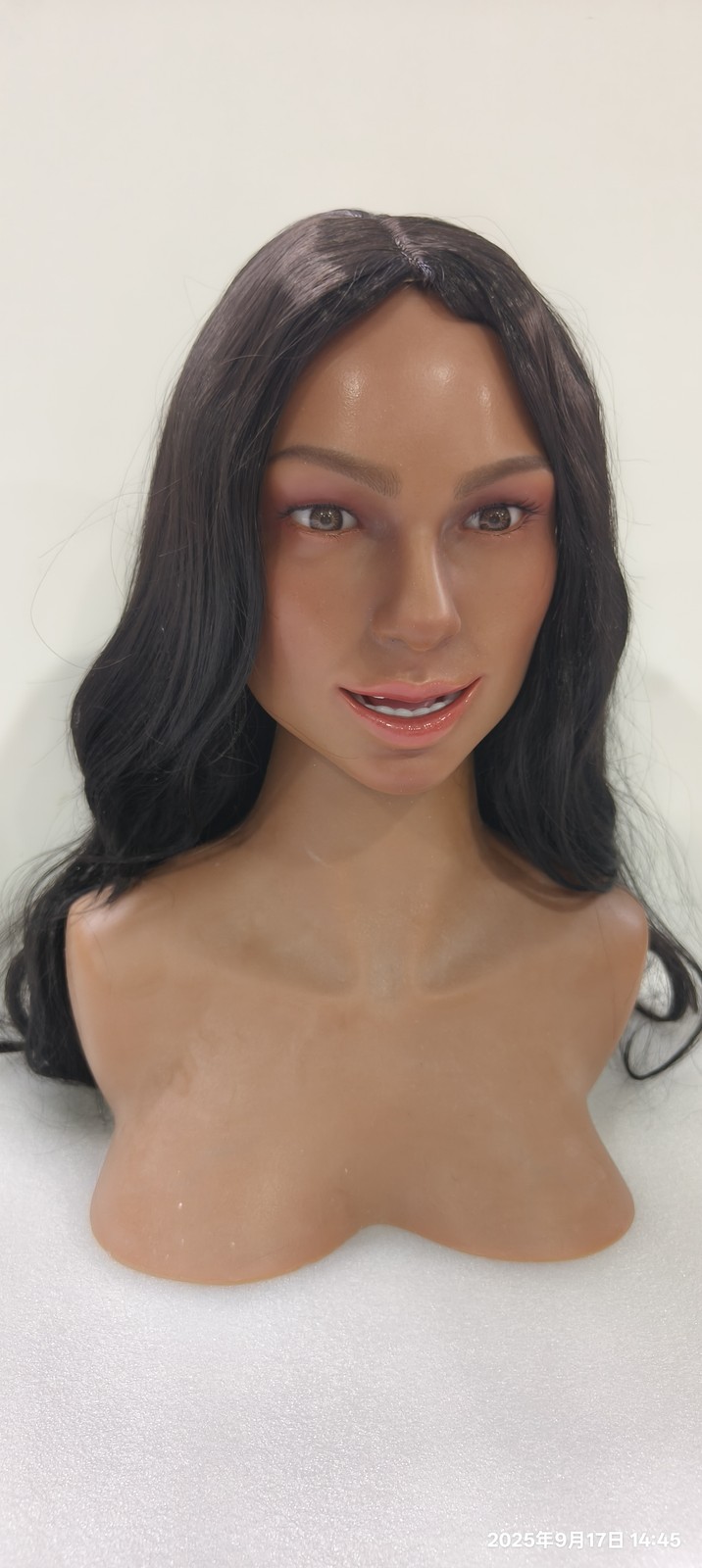 Realistic Sex Doll Head Real Oral Sex Mobile Jawbone Masturbator Implanted Hair