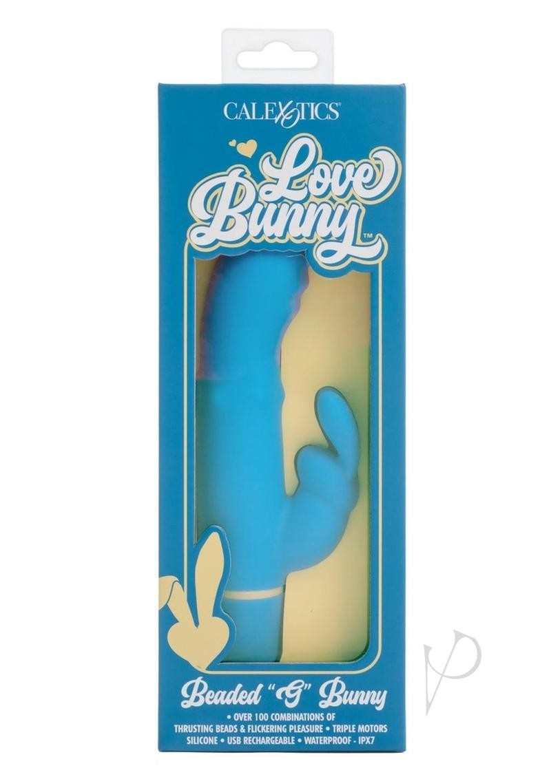 Love Bunny Beaded G Bunny Rechargeable Silicone Beaded Motion G-Spot Rabbit