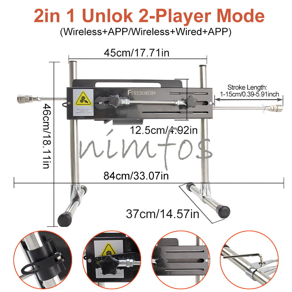 Sex Machine Remote APP Adjustable Vac u Lock 30db 120W Sex Machine With Dildo