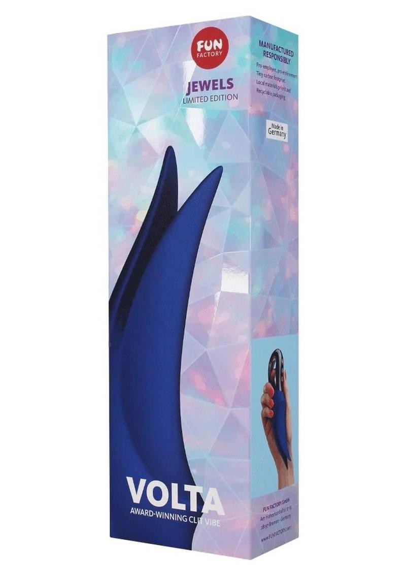 Volta Silicone Vibrator – Sapphire Blue