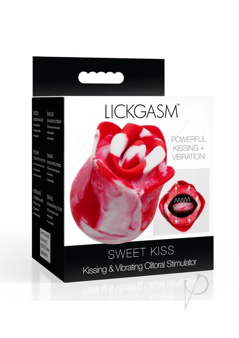 Lickgasm Sweet Kiss Kissing & Vibrating Rechargeable Silicone Clitoral Stimulato