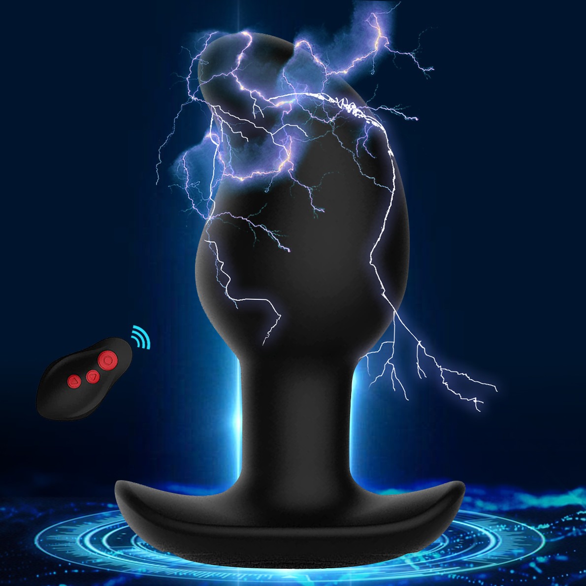 Male-Prostate-Massager-Anal-Vibrator-Butt-Plug-Dildo-E-stim-Anus-Sex-Toy-Men-Gay