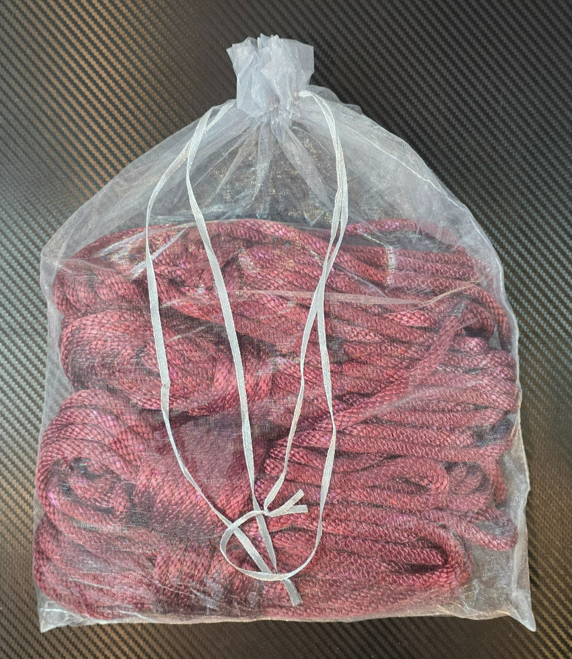 Knot Head Nylon Burgundy Set of 4 x 15′ Rope & 2 x 30′ Rope Body Harness Rolepla