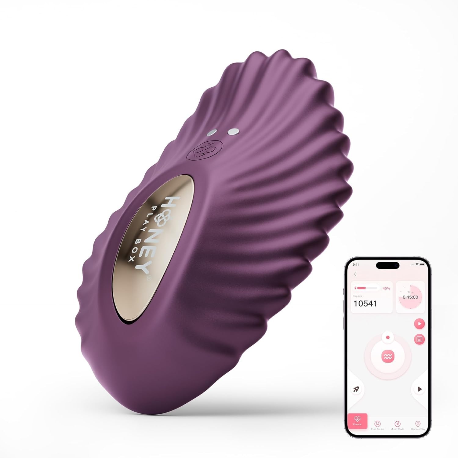 HoneyPlayBox Pearl 2 Wearable Panty Vibrator for Women, APP Remote Controlled…